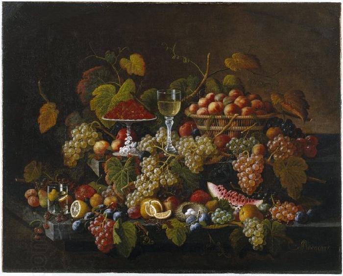 Severin Roesen Still Life with Fruit oil painting picture